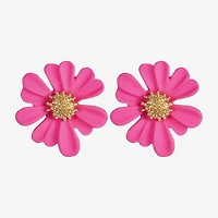 Liz Claiborne 28.1mm Flower Stud Earrings
