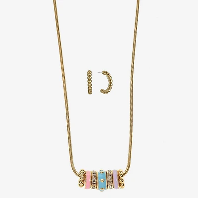 Liz Claiborne Womens Glass 2-pc. Jewelry Set