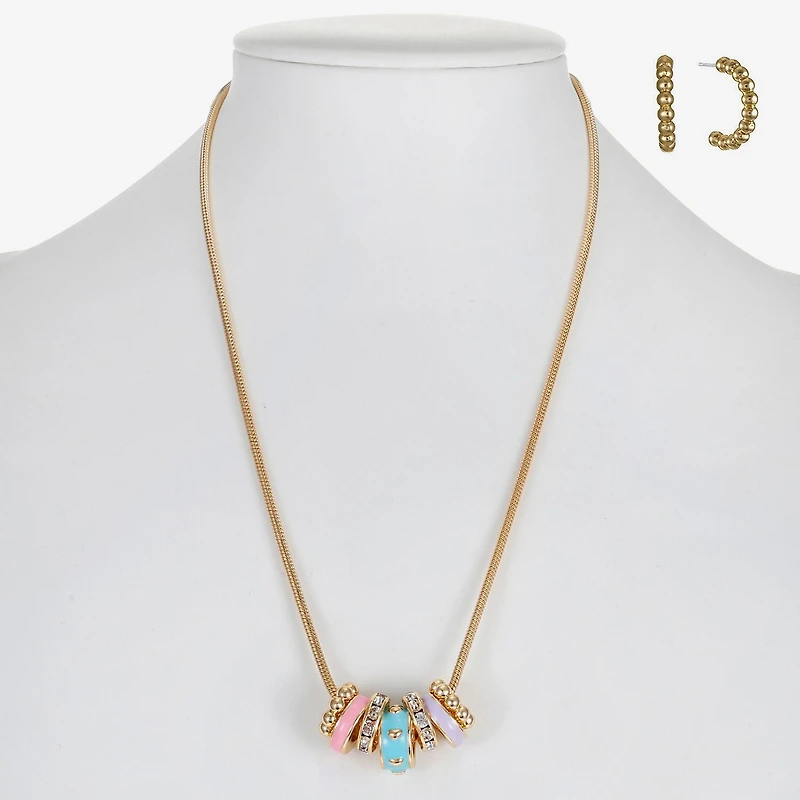 Liz Claiborne Womens Glass 2-pc. Jewelry Set