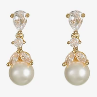 Monet Jewelry Womens Glass Hypoallergenic Drop Earrings