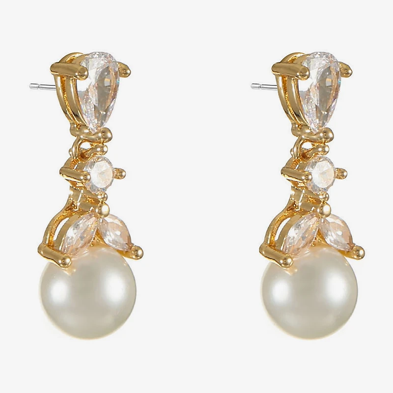 Monet Jewelry Womens Glass Hypoallergenic Drop Earrings