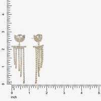 Monet Jewelry Womens Glass Round Hypoallergenic Drop Earrings