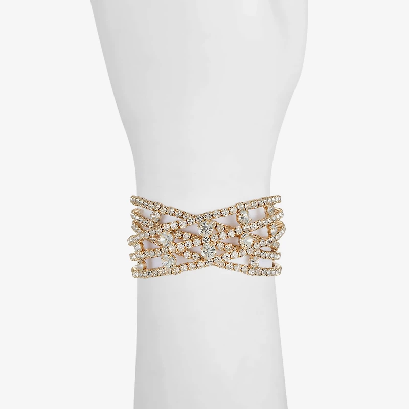 Monet Jewelry Womens Glass Cuff Bracelet