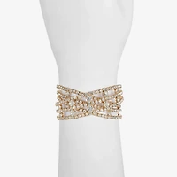Monet Jewelry Womens Glass Cuff Bracelet