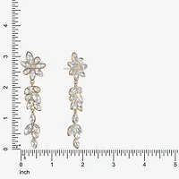 Monet Jewelry Womens Glass Marquise Hypoallergenic Drop Earrings