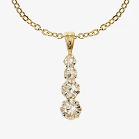 Monet Jewelry Womens Glass Round 15 Inch Pendant Necklace