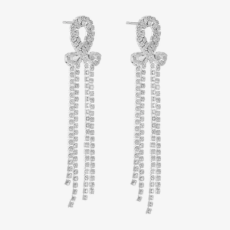 Monet Jewelry Womens Glass Pear Hypoallergenic Drop Earrings