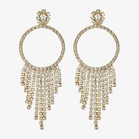 Monet Jewelry Womens Glass Round Hypoallergenic Drop Earrings