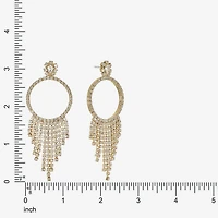 Monet Jewelry Womens Glass Round Hypoallergenic Drop Earrings