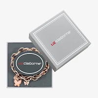 Liz Claiborne Womens Shell Butterfly Stretch Bracelet
