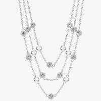 Monet Jewelry Womens Glass 18 Inch Strand Necklace
