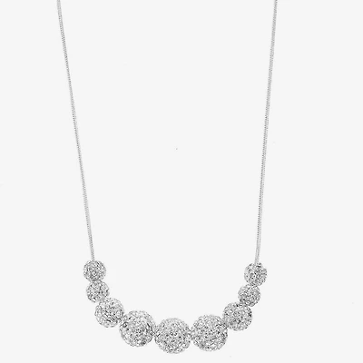 Monet Jewelry Womens Pink 17 Inch Collar Necklace