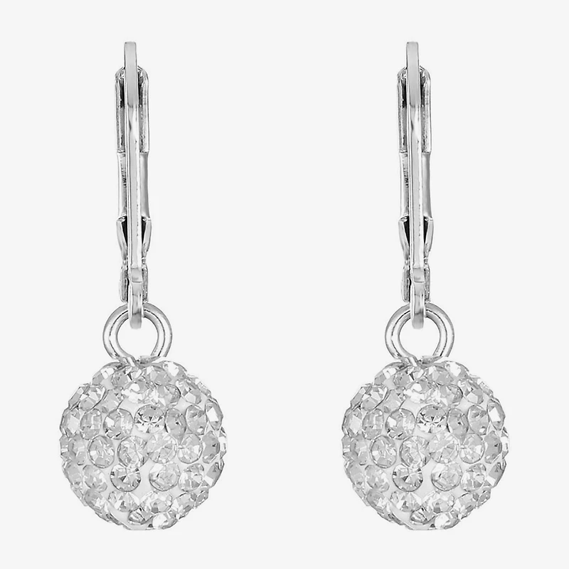 Monet Jewelry Womens Glass Round Drop Earrings