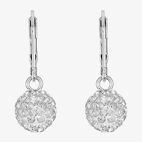 Monet Jewelry Womens Glass Round Drop Earrings