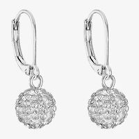 Monet Jewelry Womens Glass Round Drop Earrings