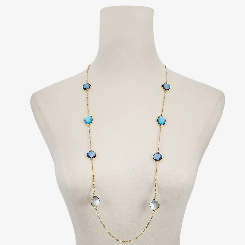Monet Jewelry Womens Pink Glass 36 Inch Strand Necklace