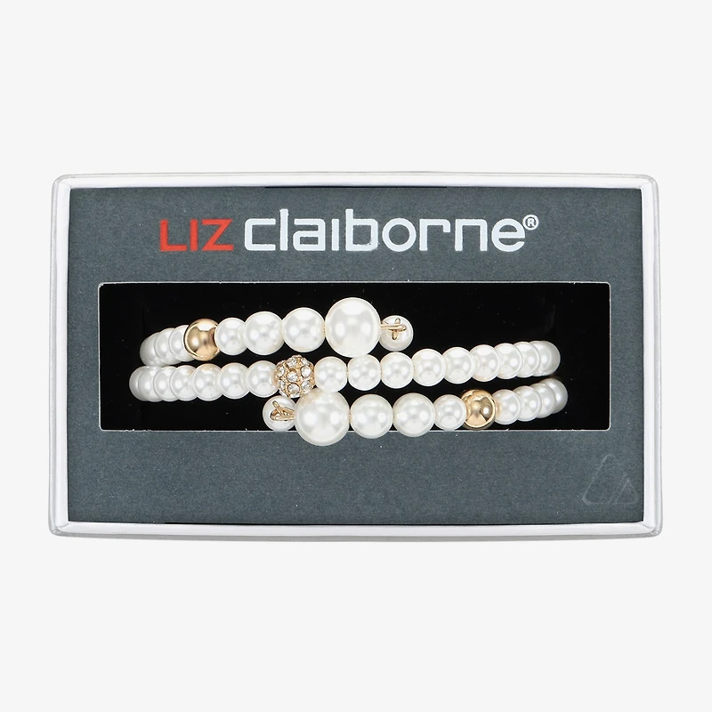 Liz Claiborne Womens Glass Wrap Bracelet