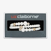 Liz Claiborne Womens Glass Wrap Bracelet