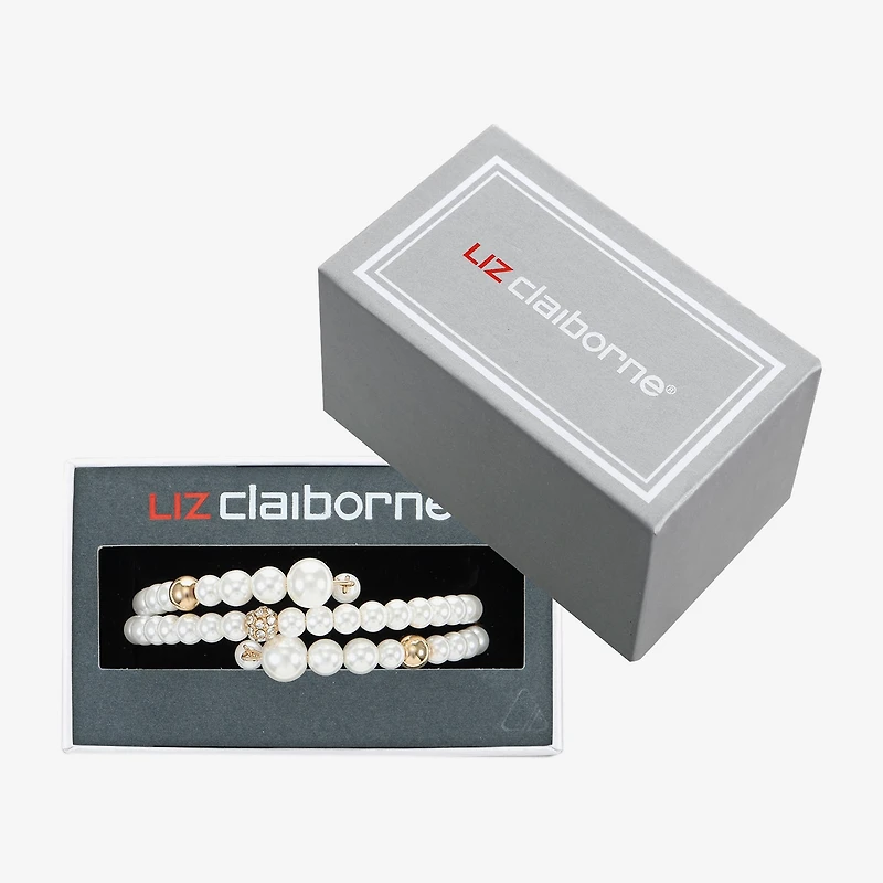 Liz Claiborne Womens Glass Wrap Bracelet
