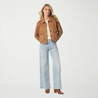 JS Jessica Simpson Womens High Rise Wide Leg Jean
