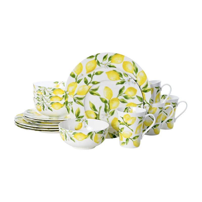 Mikasa Lemons 16-pc. Bone China Dinnerware Set