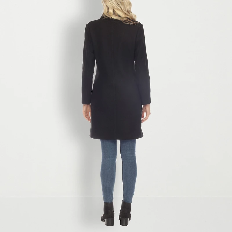 White Mark Womens Midweight Car Coat