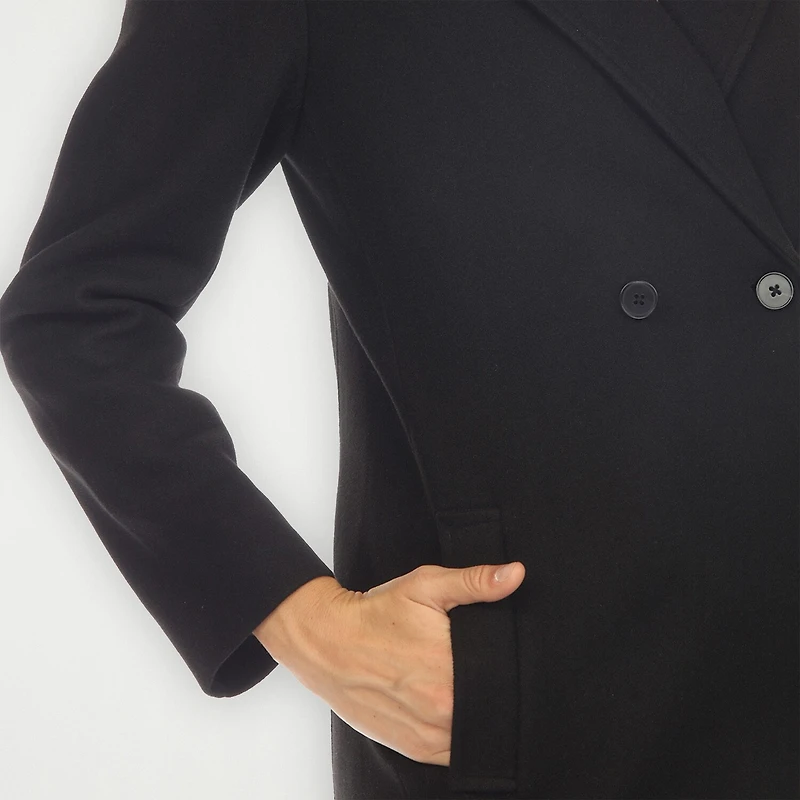 White Mark Womens Midweight Car Coat