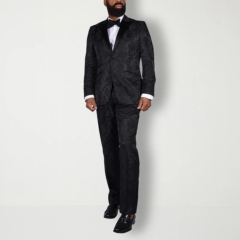 Steve Harvey Mens Classic Fit Floral Suit Jacket
