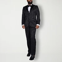 Steve Harvey Mens Classic Fit Floral Suit Jacket