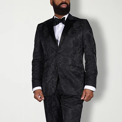 Steve Harvey Mens Classic Fit Floral Suit Jacket