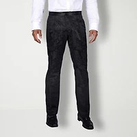 Steve Harvey Mens Classic Fit Floral Pleated Front Suit Pant