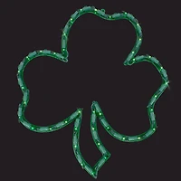 Northlight 17in Lighted Irish Shamrock Silhouette St. Patricks Day Window Decor