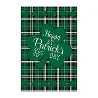 28In X 40In Happy St. Patrick's Day Plaid Garden Flags