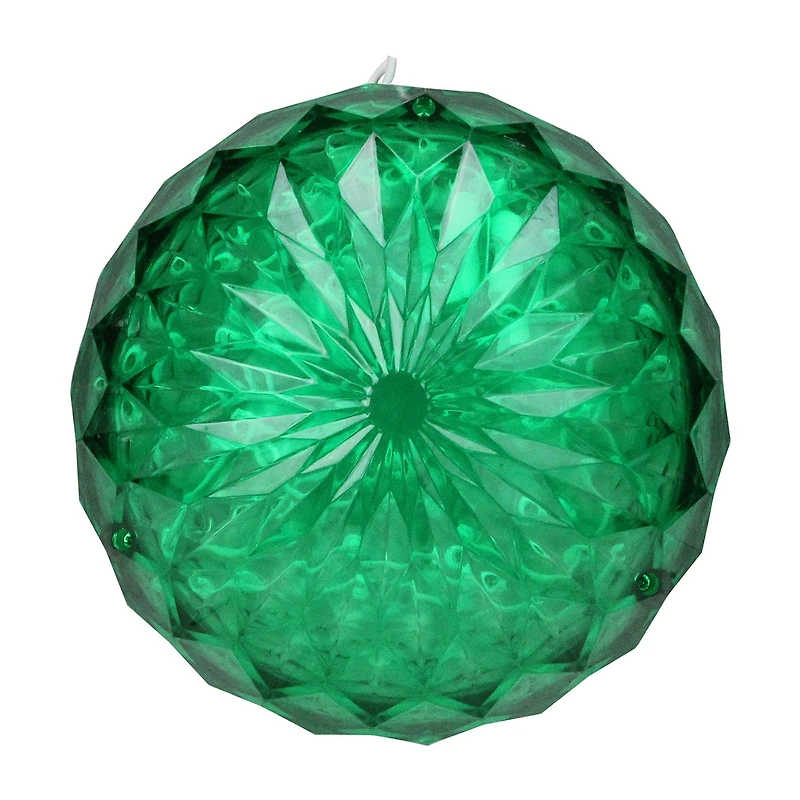 Northlight 6" Led Crystal Sphere Outdoor Decoration String Lights