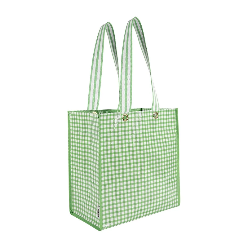 Martha Stewart Green Gingham Market Tote