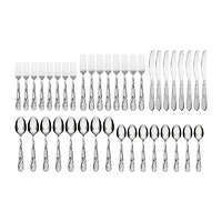 Cambridge Zehira 40-pc. Flatware Set & Caddy
