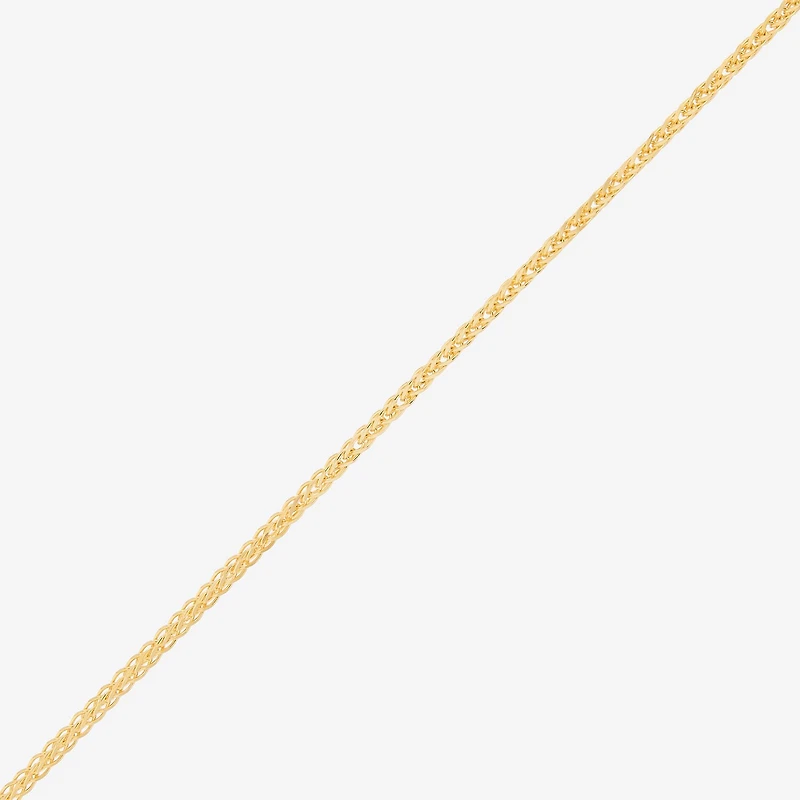 Made in Italy Womens 14K Gold Inch Wheat Chain Necklace