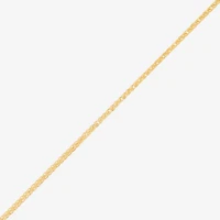 Made in Italy Womens 14K Gold Inch Wheat Chain Necklace