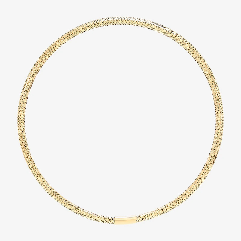 Made in Italy Womens 10K Gold Stretch Bracelet