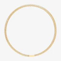 Made in Italy Womens 10K Gold Stretch Bracelet