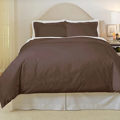 Pointehaven Long Staple Cotton Soft Sateen 3-pc. Duvet Cover Set