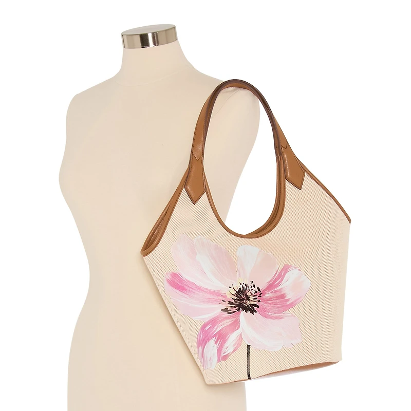Liz Claiborne Sasha Canvas Tote Bag