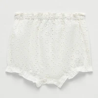 Okie Dokie Eyelet Baby Girls Pull-On Short