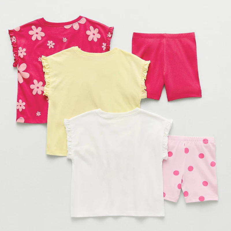 Okie Dokie Toddler & Little Girls 5-pc. Short Set