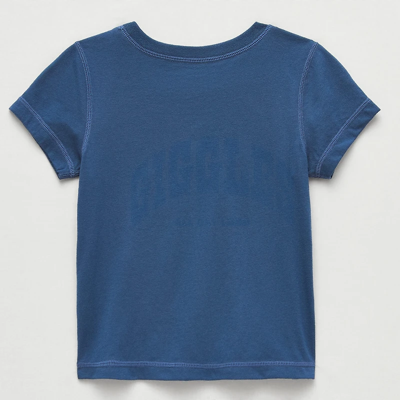 Okie Dokie Toddler Girls Easy-on + Easy-off Sensory Friendly Round Neck Short Sleeve Adaptive Regular Fit Graphic T-Shirt