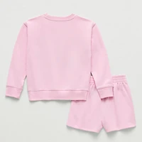 Disney Collection Girls Winnie The Pooh 2-pc. Short Set