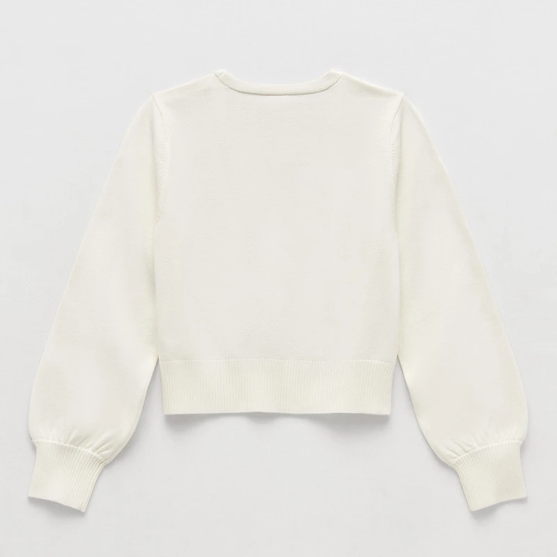 Thereabouts Little & Big Kid Girls V Neck Long Sleeve Cardigan