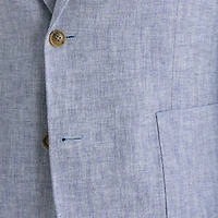 Stafford Linen Cotton Blend Mens Regular Fit Sport Coat
