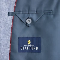 Stafford Linen Cotton Mens Big and Tall Classic Fit Sport Coat