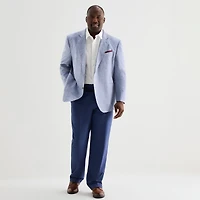 Stafford Linen Cotton Mens Big and Tall Classic Fit Sport Coat
